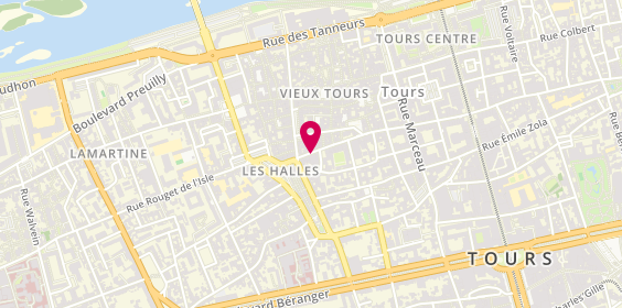Plan de Mistigriff, 90 Rue des Halles, 37000 Tours