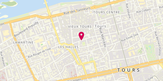 Plan de Kaiser, 82 Rue Halles, 37000 Tours