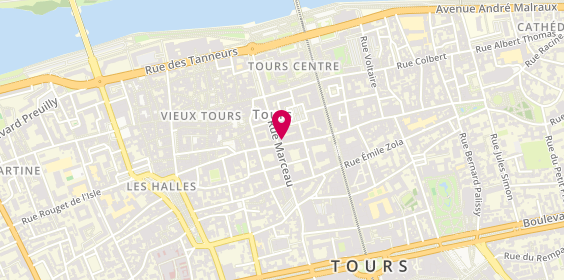 Plan de Lacoste, 19 Rue des Halles, 37000 Tours