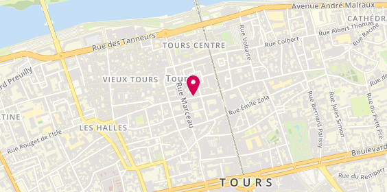 Plan de Geox, 11 Rue des Halles, 37000 Tours