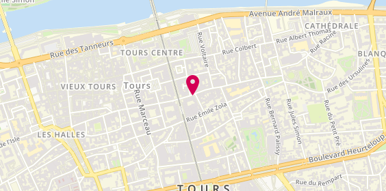 Plan de Bo Quartier, 11 Rue de la Scellerie, 37000 Tours