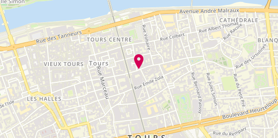 Plan de Zoé, 22 Rue de la Scellerie, 37000 Tours