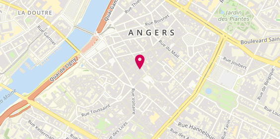 Plan de Courir, 38 Rue de la Roë, 49000 Angers