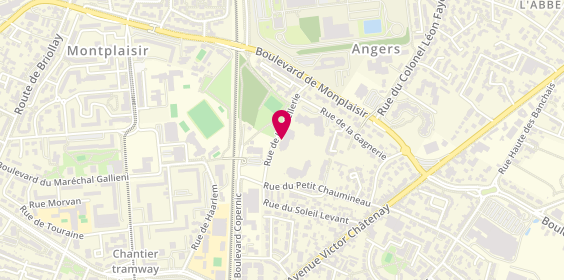 Plan de MACHAT Akram, 19 Rue de l'Hotellerie, 49100 Angers