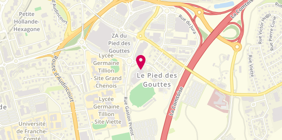Plan de Cache Cache, 1 Rue Gaston Pretot Zone Aménagement des Pieds de Gouttes, 25200 Montbéliard