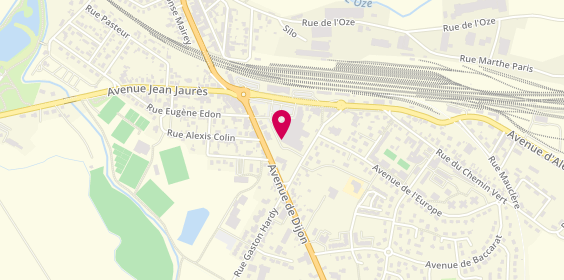 Plan de Cache Cache, Rue Jean Jacques Rousseau, 21150 Venarey-Les Laumes