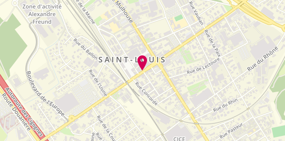 Plan de Allure, 13 avenue Général de Gaulle, 68300 Saint-Louis