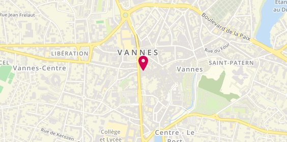Plan de Coccinelle, 8 Rue Thomas de Closmadeuc, 56000 Vannes