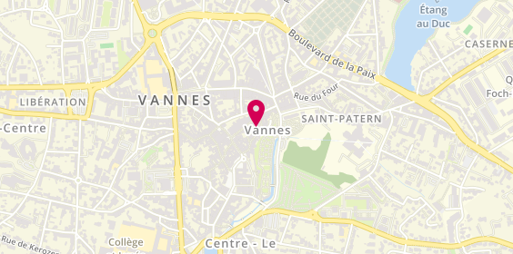 Plan de WEST, 13 Rue des Vierges, 56000 Vannes