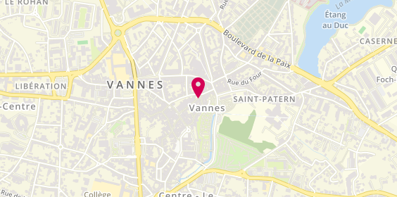 Plan de Bessec Chausseur, 21 Rue des Vierges, 56000 Vannes
