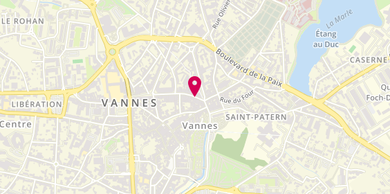 Plan de Chaussures le Carrer Vannes, 40 Rue du Mené, 56000 Vannes