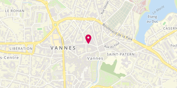 Plan de Etam Lingerie, 30 Rue du Mene, 56000 Vannes