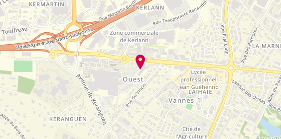 Plan de Bizzbee, Avenue de la Marne Centre Commercial le Fourchene
Route d'Auray, 56000 Vannes