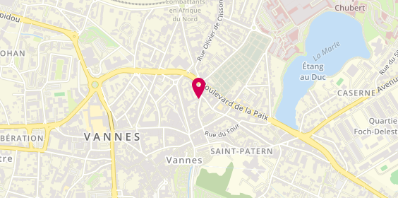 Plan de 50 Nuances, 33 Rue de la Fontaine, 56000 Vannes