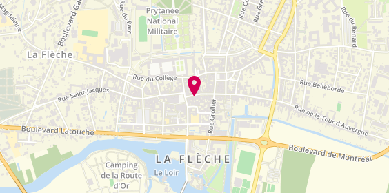 Plan de Cache-Cache, 10-12 Grande Rue, 72200 La Flèche