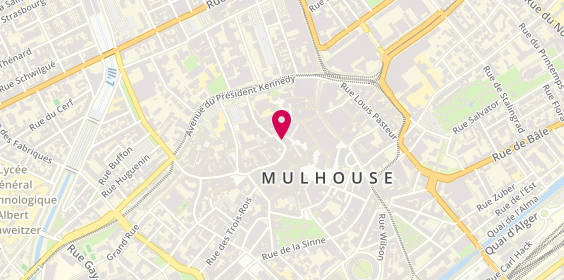 Plan de Damart Mulhouse, 21 Rue du Werkhof, 68100 Mulhouse