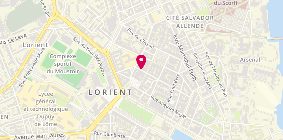 Plan de Look Sosso, 8 Rue de Liege, 56100 Lorient
