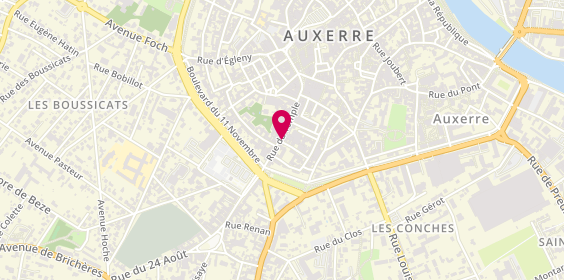 Plan de Boutique Serge Blanco, 47 Rue du Temple, 89000 Auxerre