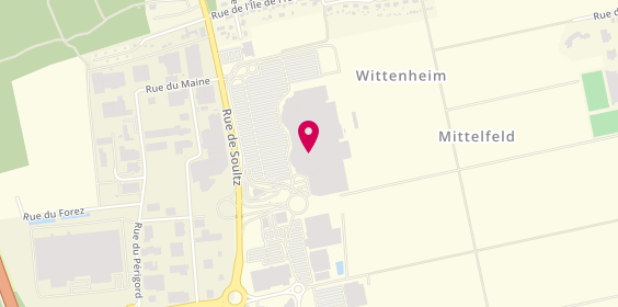 Plan de Ms Mode, 130 Route de Soultz Centre Commercial Witty 2, 68270 Wittenheim