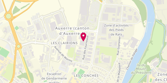 Plan de Courir, Centre Commercial des Clairions
11 Rue des Fourneaux, 89000 Auxerre