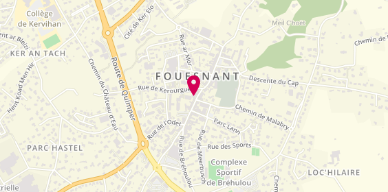 Plan de Chaussures Daky, 20 Rue de Cornouaille, 29170 Fouesnant