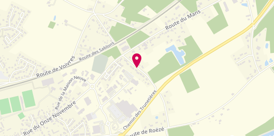 Plan de Jmr, Zone Industrielle des Trunetieres, 72210 La Suze-sur-Sarthe