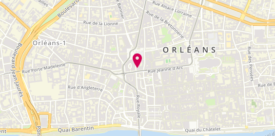 Plan de Patrice Bréal, 34 Rue Jeanne d'Arc, 45000 Orléans