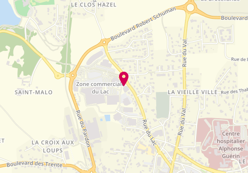 Plan de Rouge Gorge Lingerie, Zone Aménagement du Lac
27 Rue du Lac 0, 56800 Ploërmel