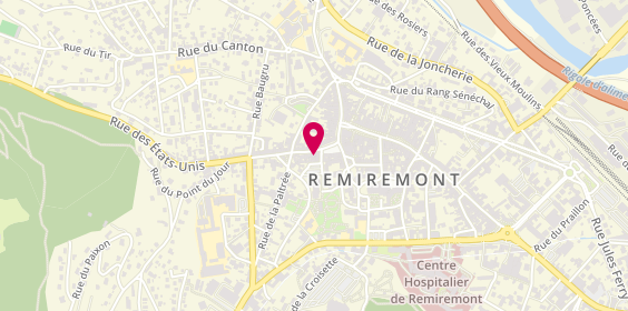 Plan de Au Bon Goût, 3 Rue de la Courtine, 88200 Remiremont