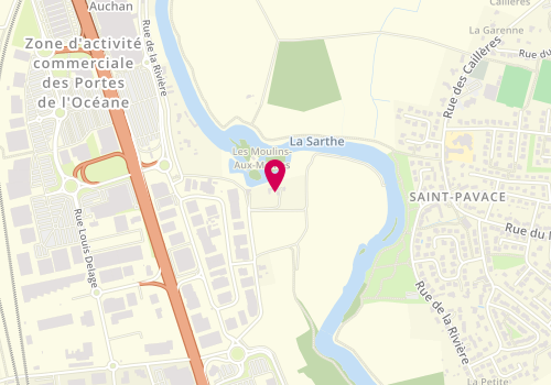 Plan de Pimkie, Zone Aménagement du Moulin Aux Moines, 72650 La Chapelle-Saint-Aubin