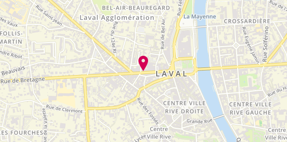 Plan de Magasin 434, 48 Rue General de Gaulle, 53000 Laval