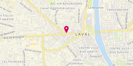 Plan de Devred, 54 Rue Général de Gaulle, 53000 Laval