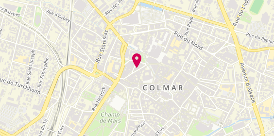 Plan de Ikks, 18 Rue des Têtes, 68000 Colmar