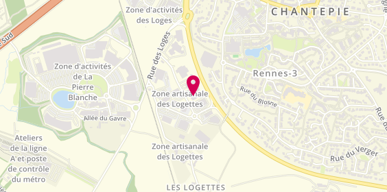 Plan de Ding Fring, Zone Artisanale des Logettes
4 Rue du Vieux Jardin, 35135 Chantepie