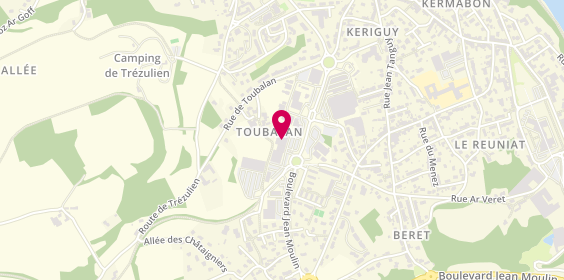 Plan de GÉMO, Boulevard Jean Moulin Treboul, 29100 Douarnenez