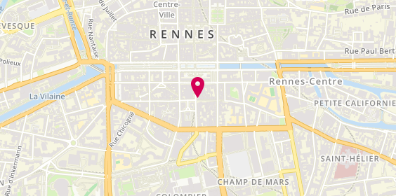 Plan de Chaussures Trouvé, 9 Rue Jules Simon, 35000 Rennes