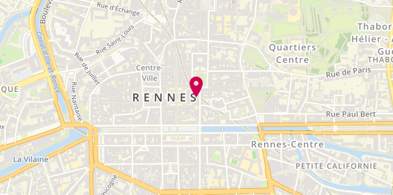 Plan de A l'Aise Breizh, 3 Rue Edith Cavell, 35000 Rennes