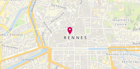 Plan de Iris, 3 Rue Duguesclin, 35000 Rennes