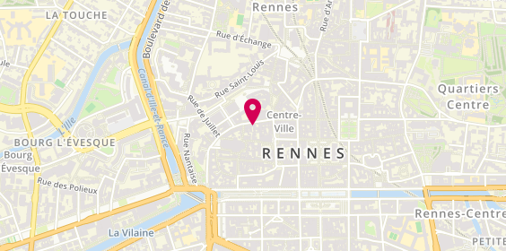 Plan de Cotélac, 9 Rue de la Monnaie, 35000 Rennes