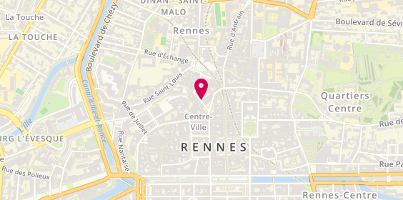 Plan de Frimousse le Drugstore, 4 Rue Leperdit, 35000 Rennes