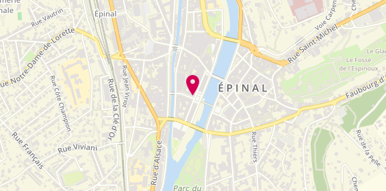 Plan de MCS Epinal (Mephisto Concept Store Epina, 1 Rue Rualmenil, 88000 Épinal