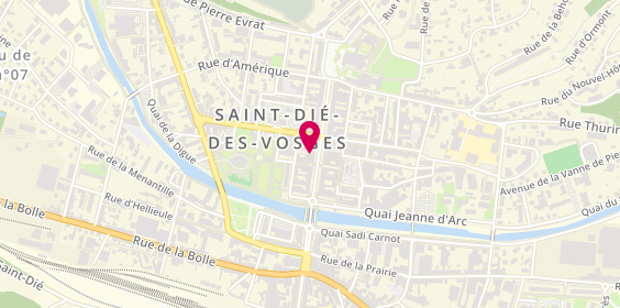 Plan de Rouge Gorge, 21 Rue Thiers 0 0, 88100 Saint-Dié-des-Vosges