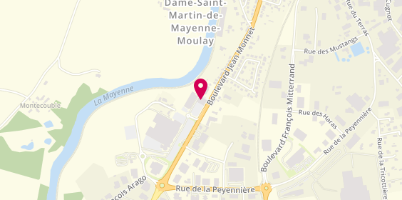 Plan de Black Store, Centre Commercial la Motte
550 Boulevard Jean Monnet, 53100 Mayenne