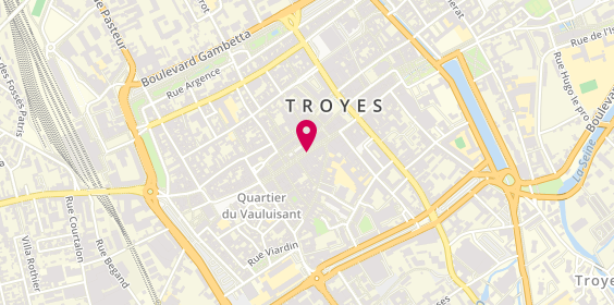 Plan de Undiz, 93 Rue Emile Zola, 10000 Troyes