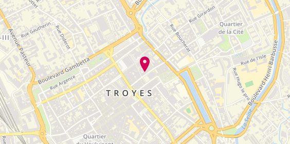 Plan de Téva Boutique, 40 Rue Georges Clemenceau, 10000 Troyes
