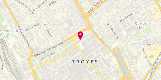 Plan de Chaussures Protte, 42 Rue Général de Gaulle, 10000 Troyes