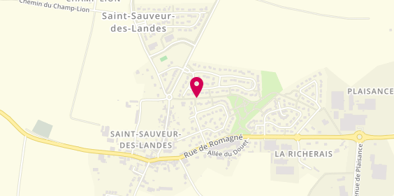 Plan de A 2 Pas de Chez Vous, 20 Résidence Prieuré, 35133 Saint-Sauveur-des-Landes