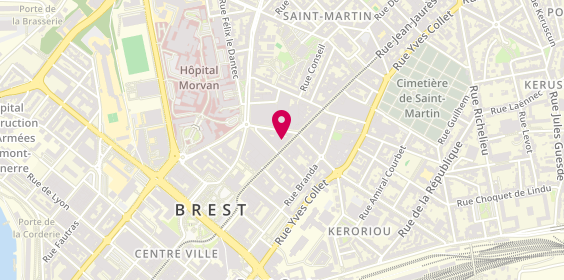 Plan de Etam, 38 Rue Jean Jaurès, 29200 Brest
