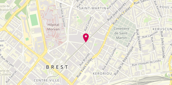 Plan de Eurodif-Bouchara, 49 Rue Jean Jaurès, 29200 Brest