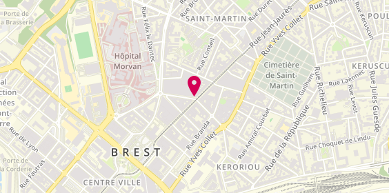 Plan de Magasin 181, 50 Rue Jean Jaurès, 29200 Brest